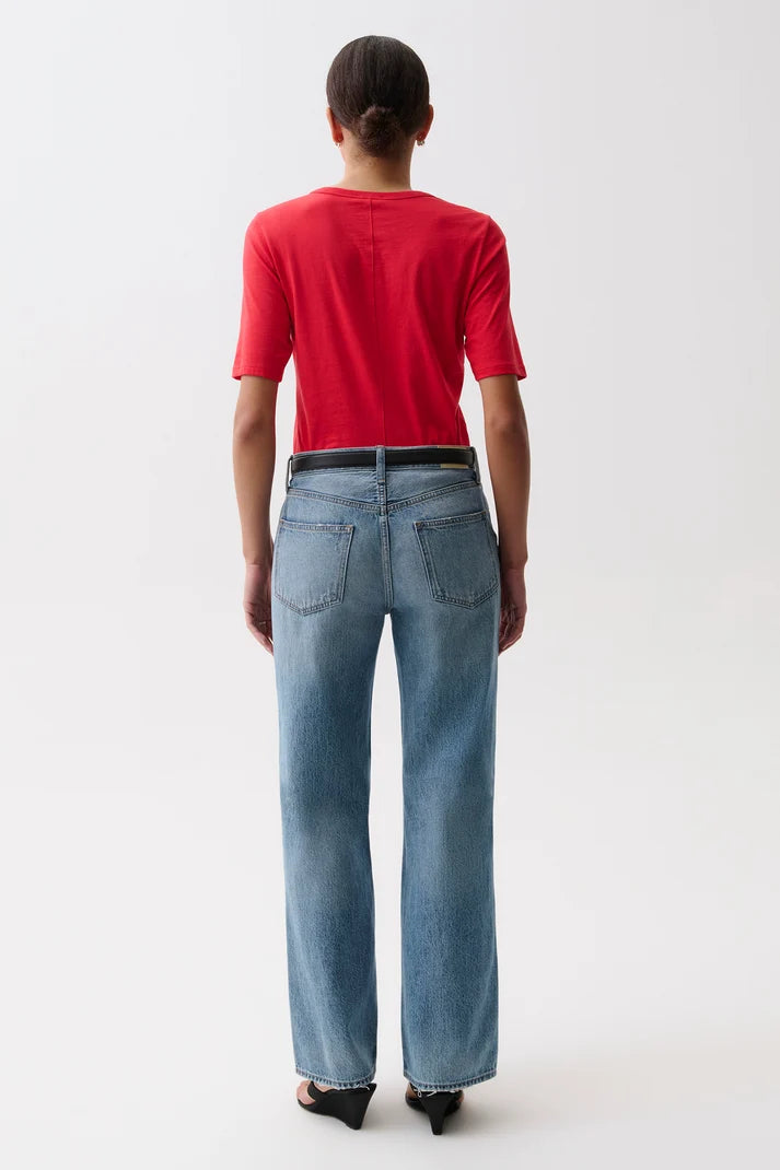 Harlowe Relaxed Baggy Jean-Serpintine