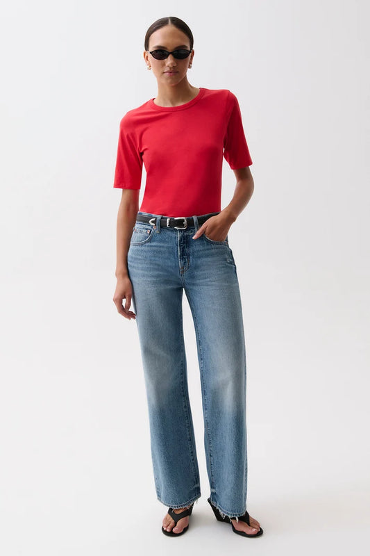 Harlowe Relaxed Baggy Jean-Serpintine