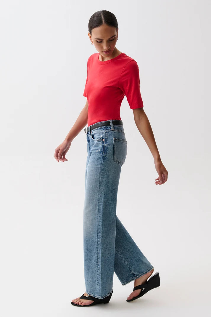 Harlowe Relaxed Baggy Jean-Serpintine