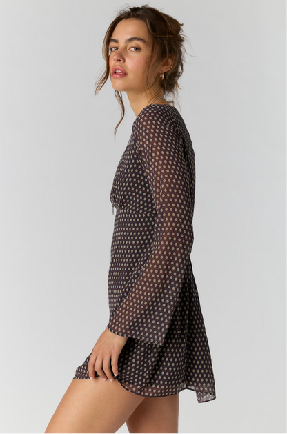 Jolie Printed Mini Dress