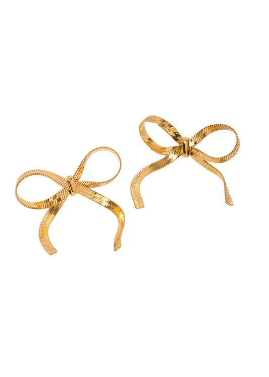 Karly Bow Studs- Hjane Jewels