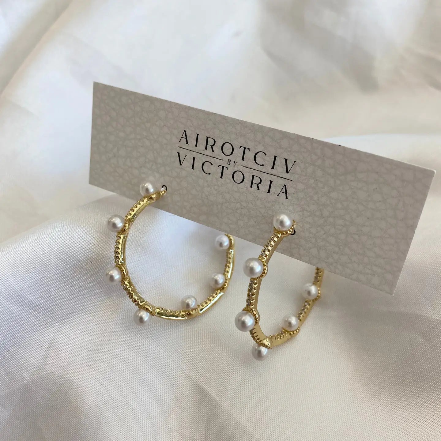 Marie Pearl Hoops- Airotciv by Victoria