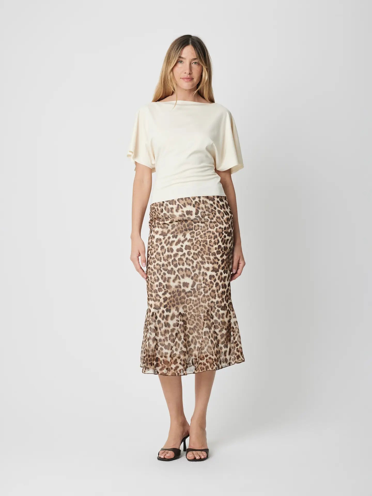Samantha Wrap Top- Cream