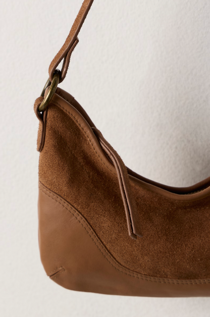 Sindy Leather Shoulder Bag-Cognac
