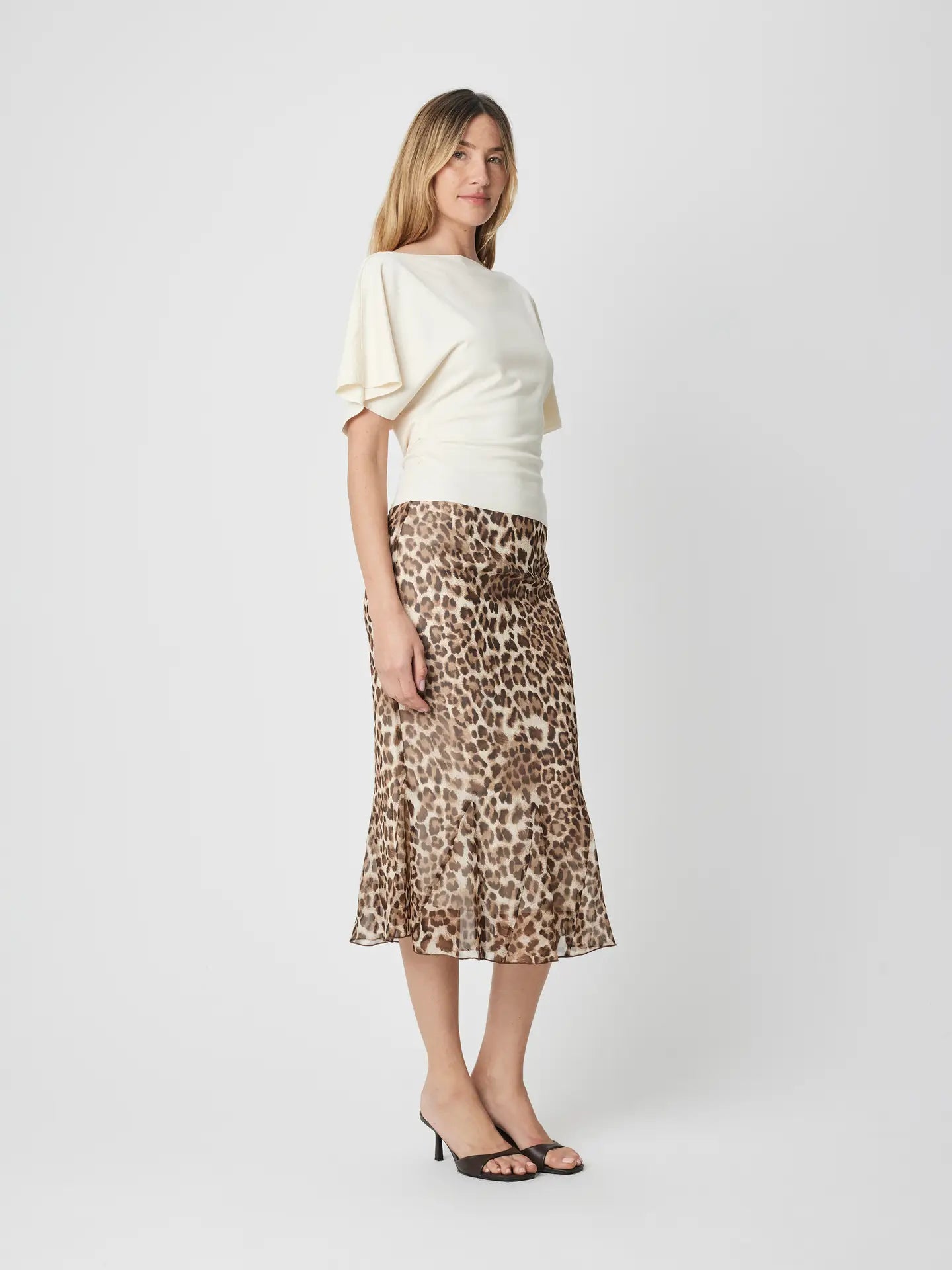 Samantha Wrap Top- Cream