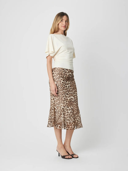 Samantha Wrap Top- Cream