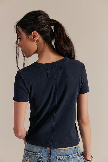 *Restock* We The Free Atlas Crew Tee- Black