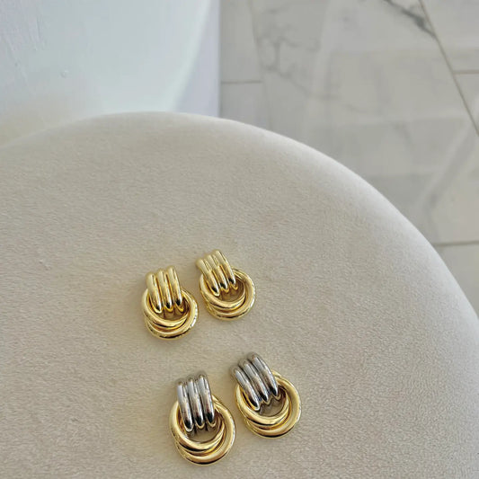 Costes Stud- Two Toned
