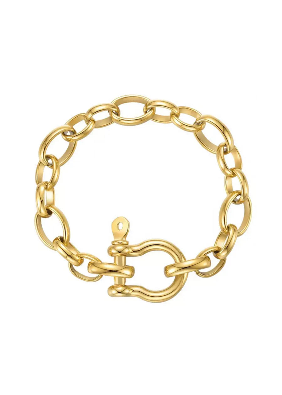 Gold Victoria Bracelet- Hjane Jewels